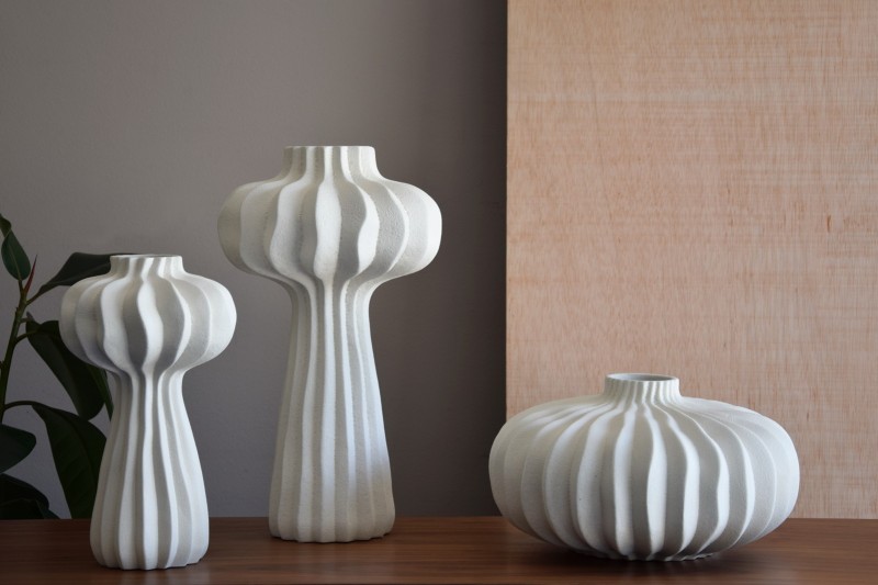 SEQUOIA COLLECTION:  CERAMIC VASES AND CENTREPIECE | VP Interiorismo